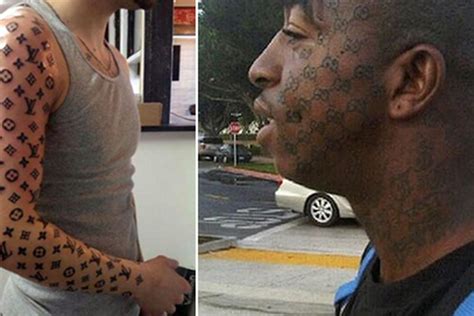 Man Goes Viral for His Louis Vuitton Face Tattoos 